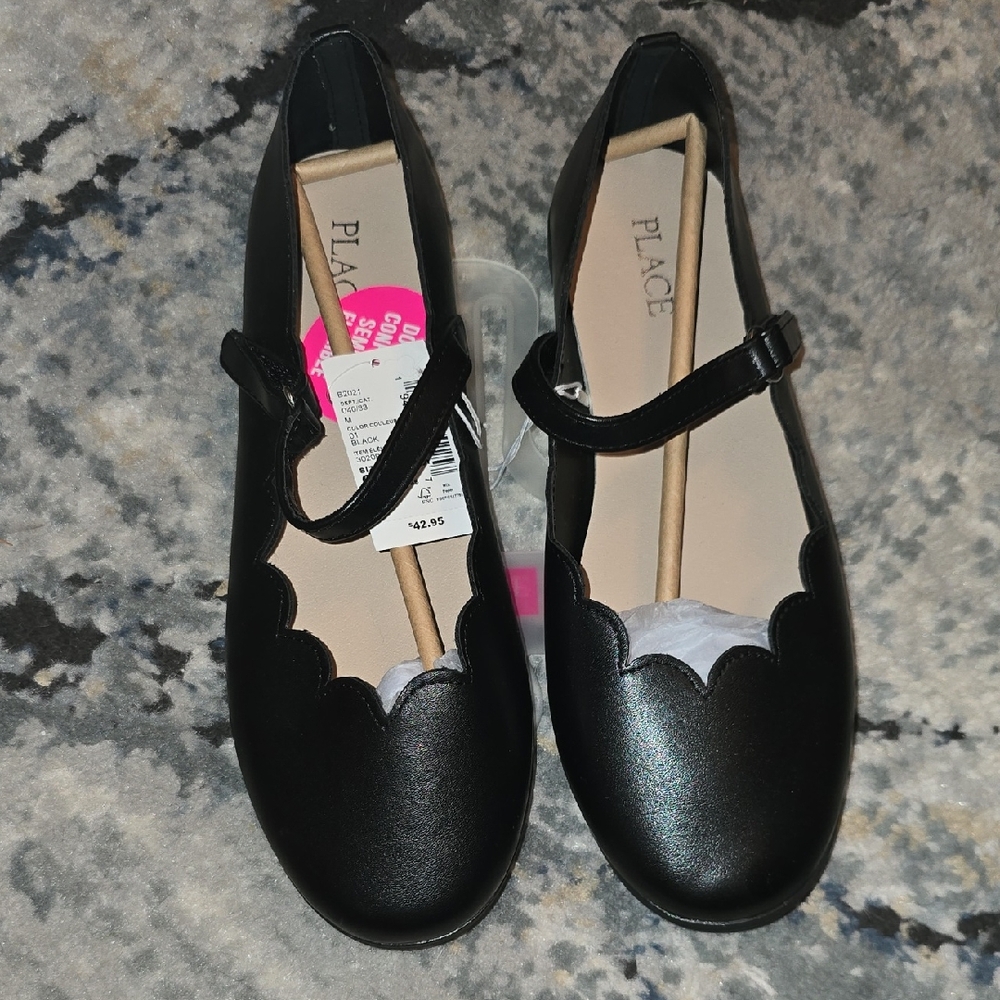 New Black Velcro Shoes for Kids